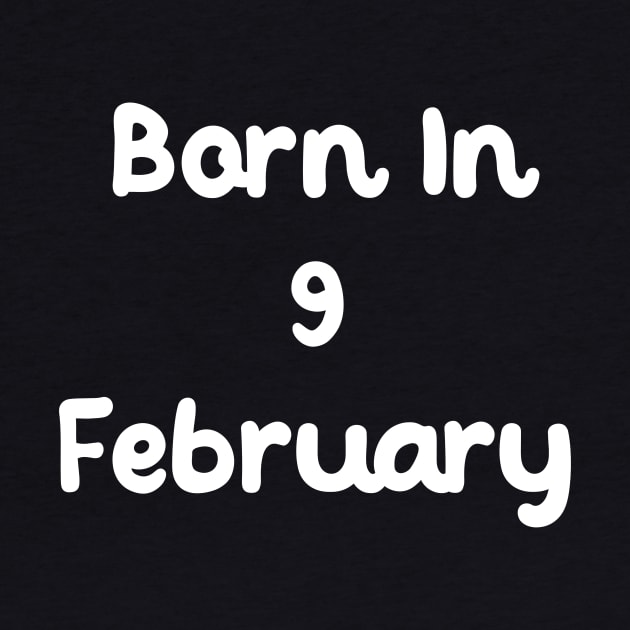 Born In 9 February by Fandie